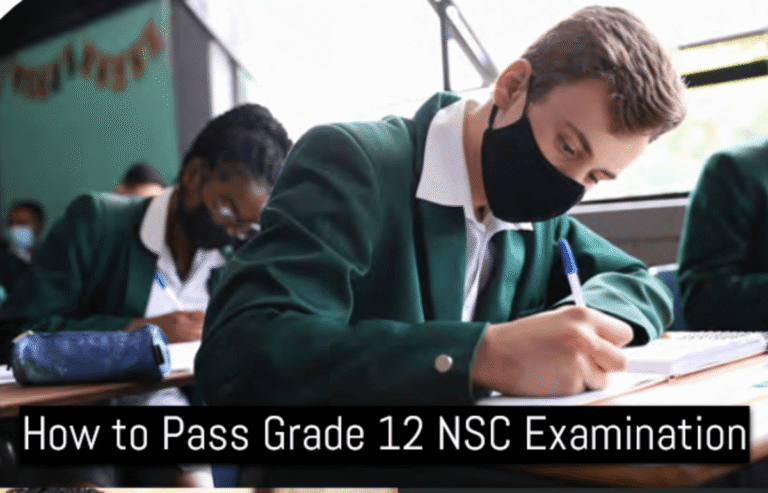 How to pass Grade 12 Nsc matric Exams with 7 distinctions