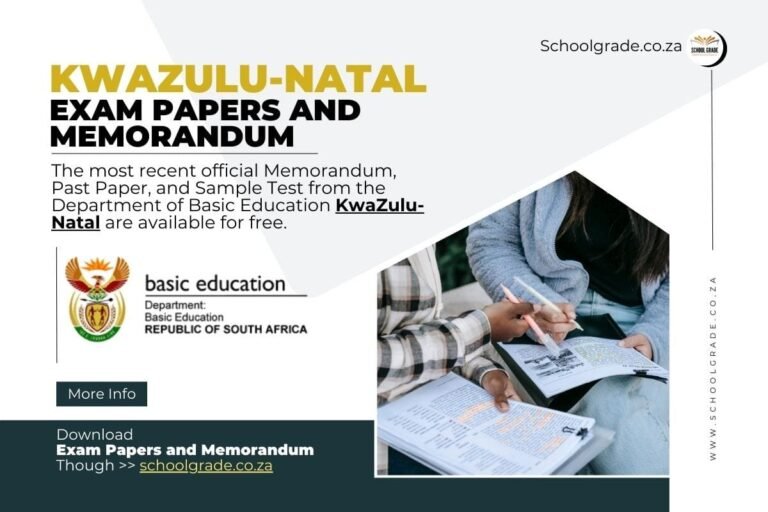 KwaZulu-Natal Exam Papers and Memorandum PDF Download