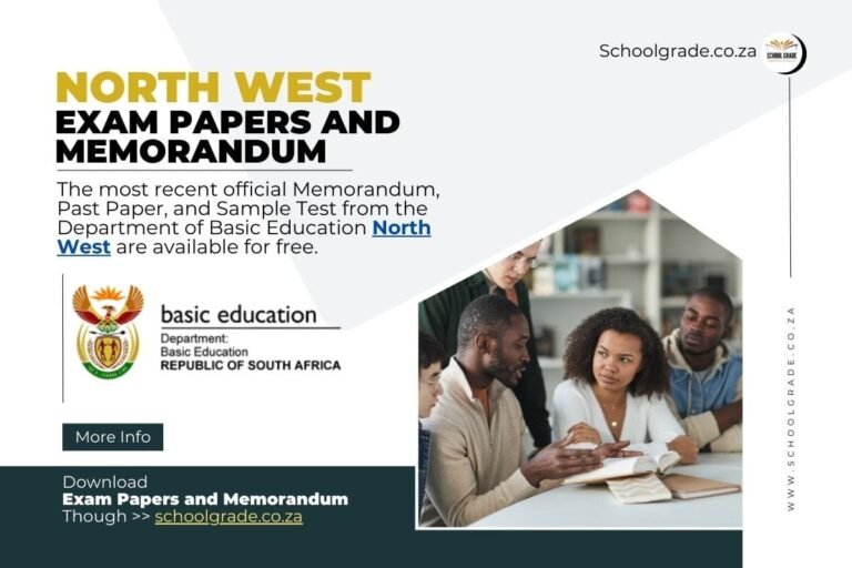 North West Exam Papers and Memorandum PDF Download